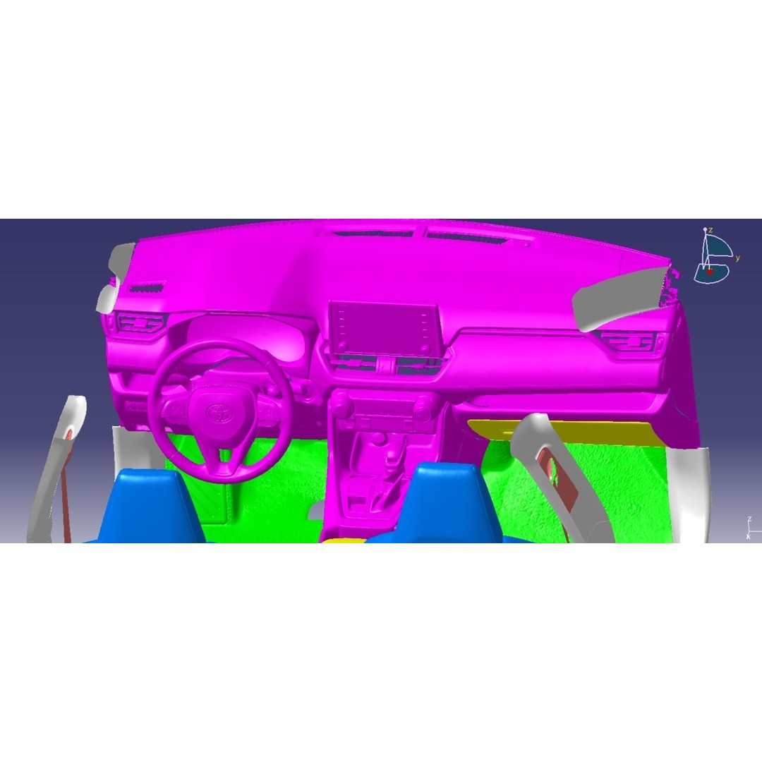 Toyota RAV4 XLE AWD 2020 3D Model – Highly Detailed Vehicle Scan, STL - View 14