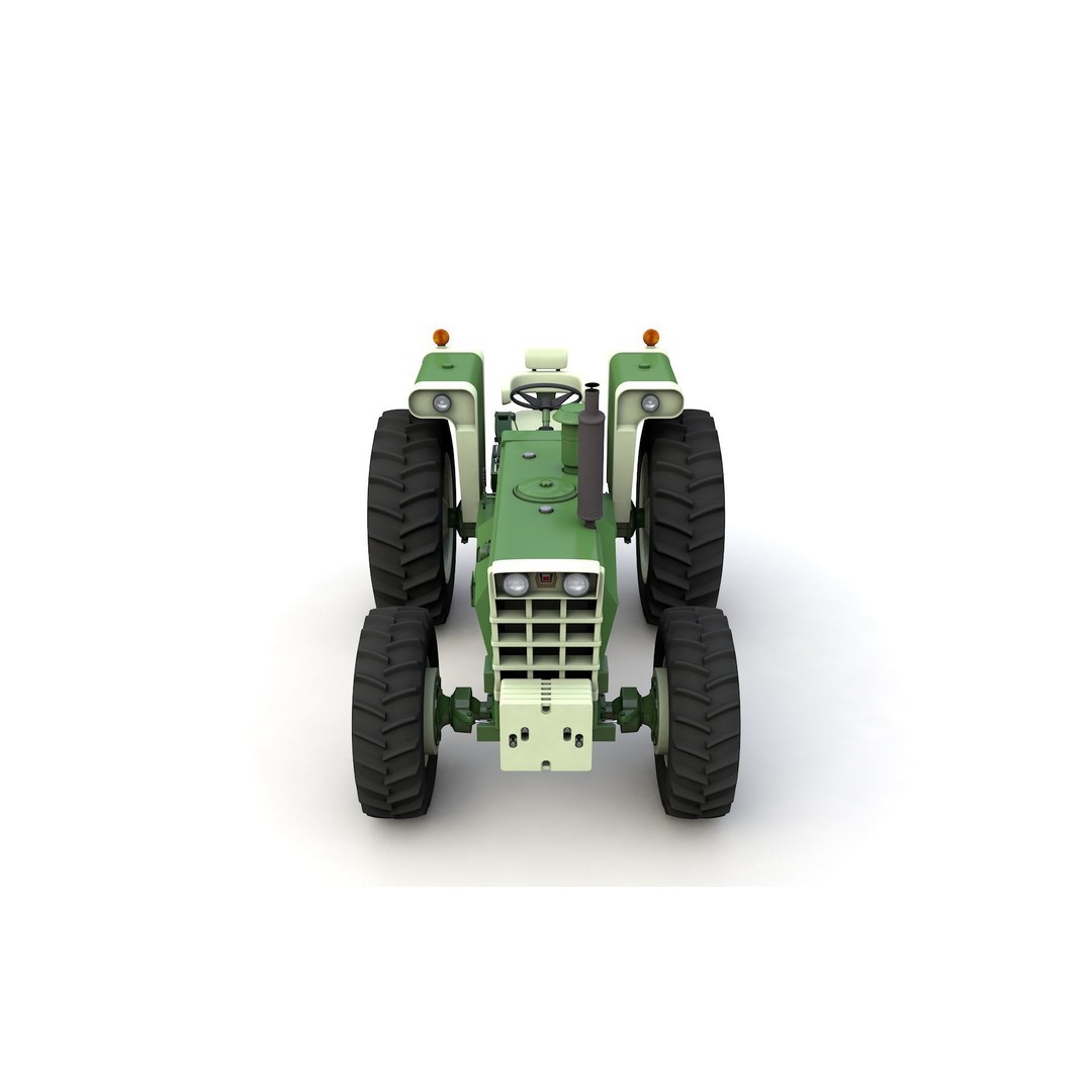 Oliver 2255 4WD Tractor 3D Model – High Detail PBR Asset, FBX, OBJ - View 16