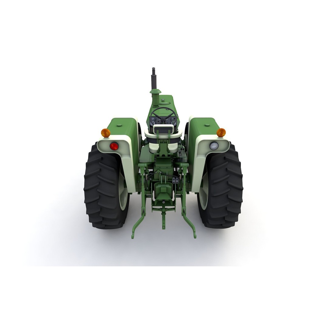 Oliver 2255 4WD Tractor 3D Model – High Detail PBR Asset, FBX, OBJ - View 9