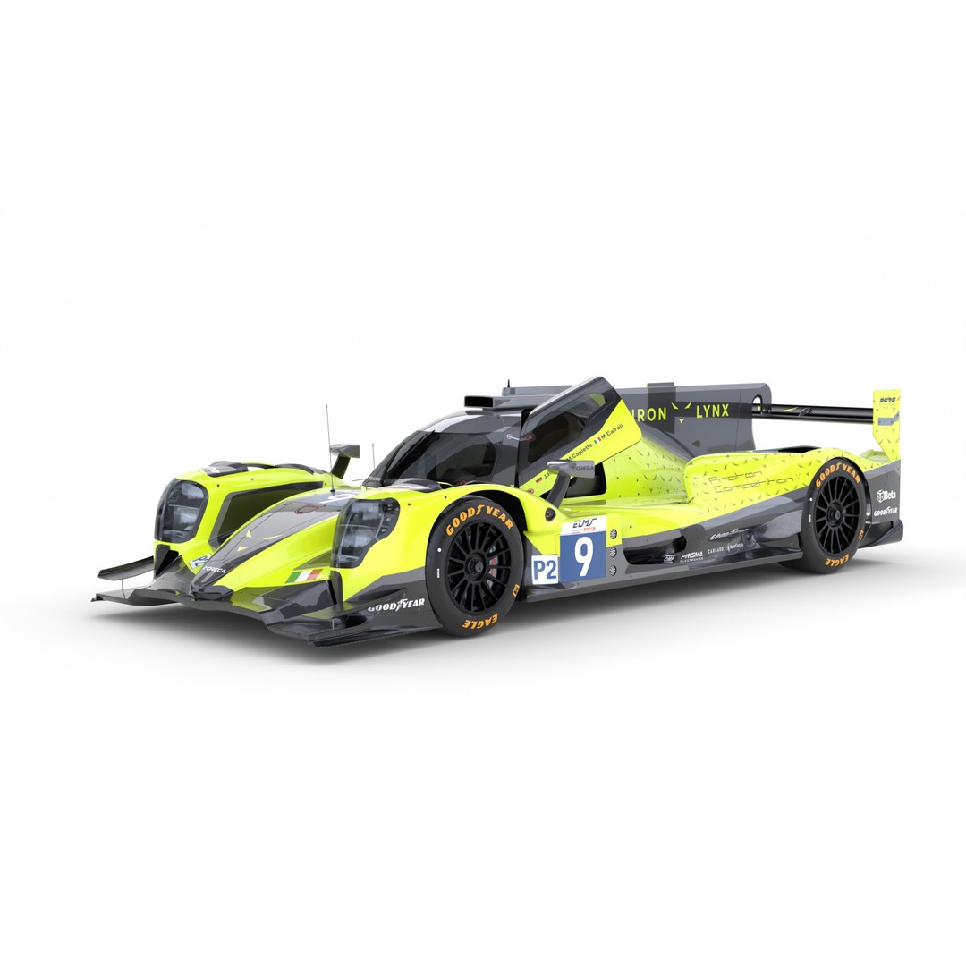 Oreca 07 LMP2 2025 3D Model – High-Quality Racing Asset, FBX, PBR - View 10