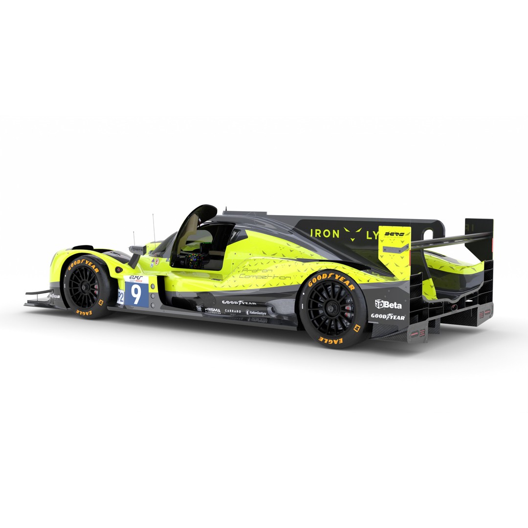 Oreca 07 LMP2 2025 3D Model – High-Quality Racing Asset, FBX, PBR - View 11