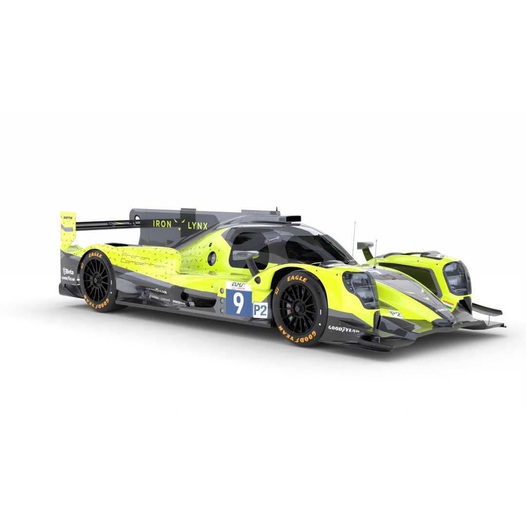 Oreca 07 LMP2 2025 3D Model – High-Quality Racing Asset, FBX, PBR - View 12