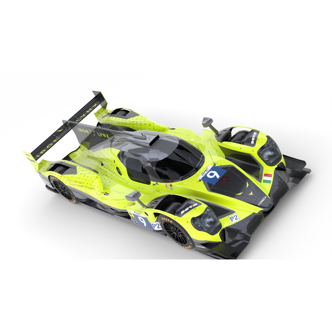 Oreca 07 LMP2 2025 3D Model – High-Quality Racing Asset, FBX, PBR - View 13