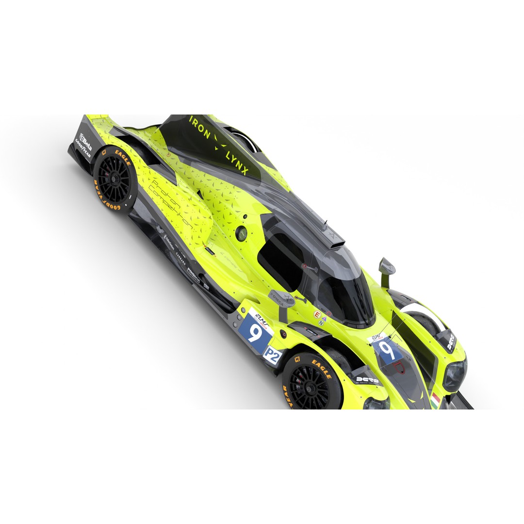 Oreca 07 LMP2 2025 3D Model – High-Quality Racing Asset, FBX, PBR - View 14