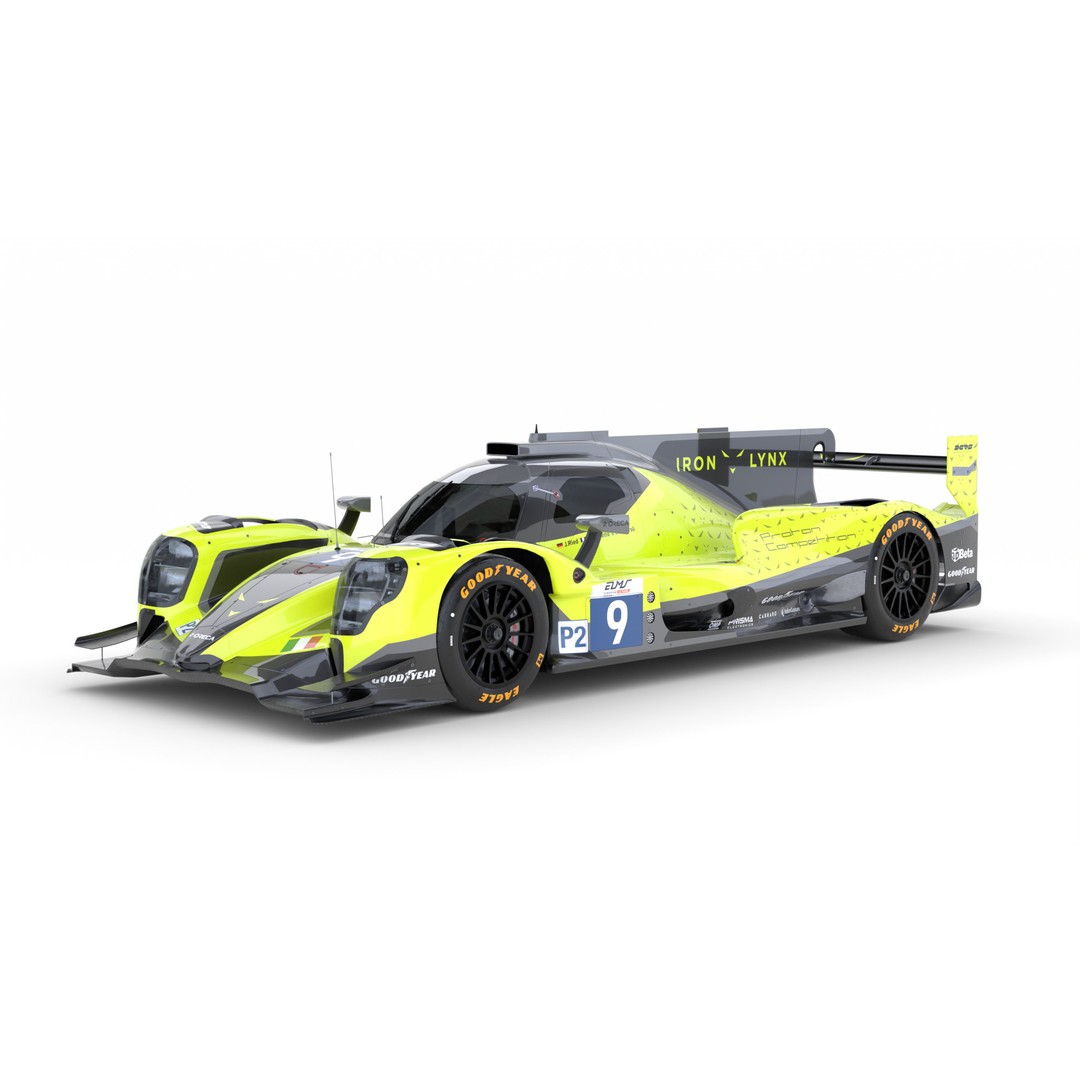 Oreca 07 LMP2 2025 3D Model – High-Quality Racing Asset, FBX, PBR - View 4