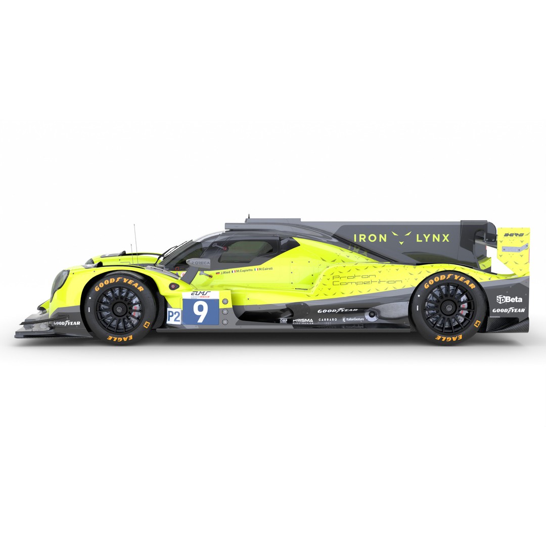 Oreca 07 LMP2 2025 3D Model – High-Quality Racing Asset, FBX, PBR - View 5