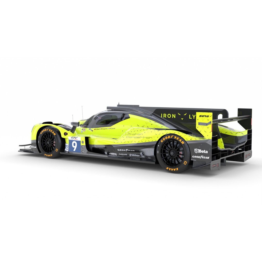Oreca 07 LMP2 2025 3D Model – High-Quality Racing Asset, FBX, PBR - View 8