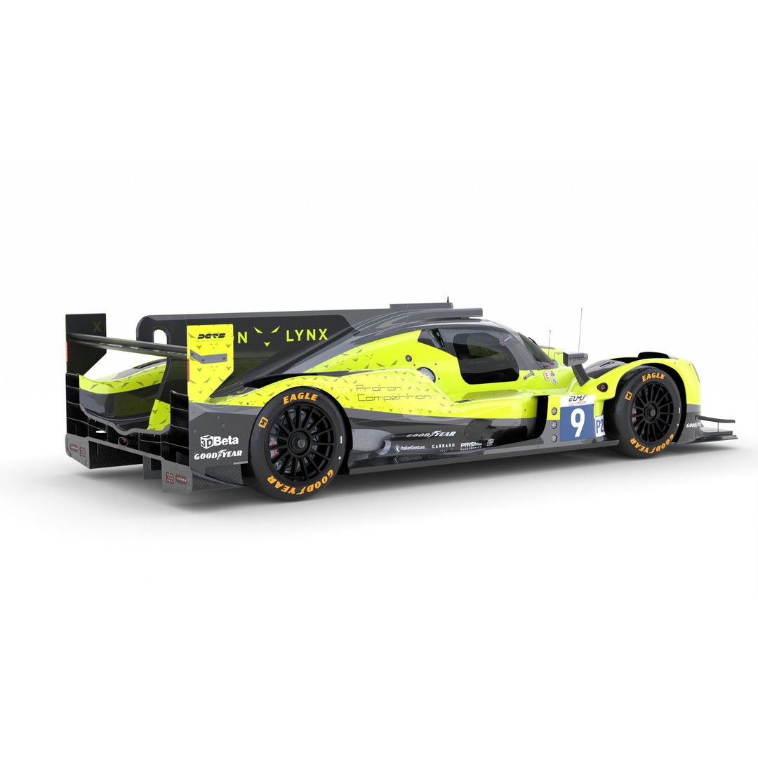Oreca 07 LMP2 2025 3D Model – High-Quality Racing Asset, FBX, PBR - View 9