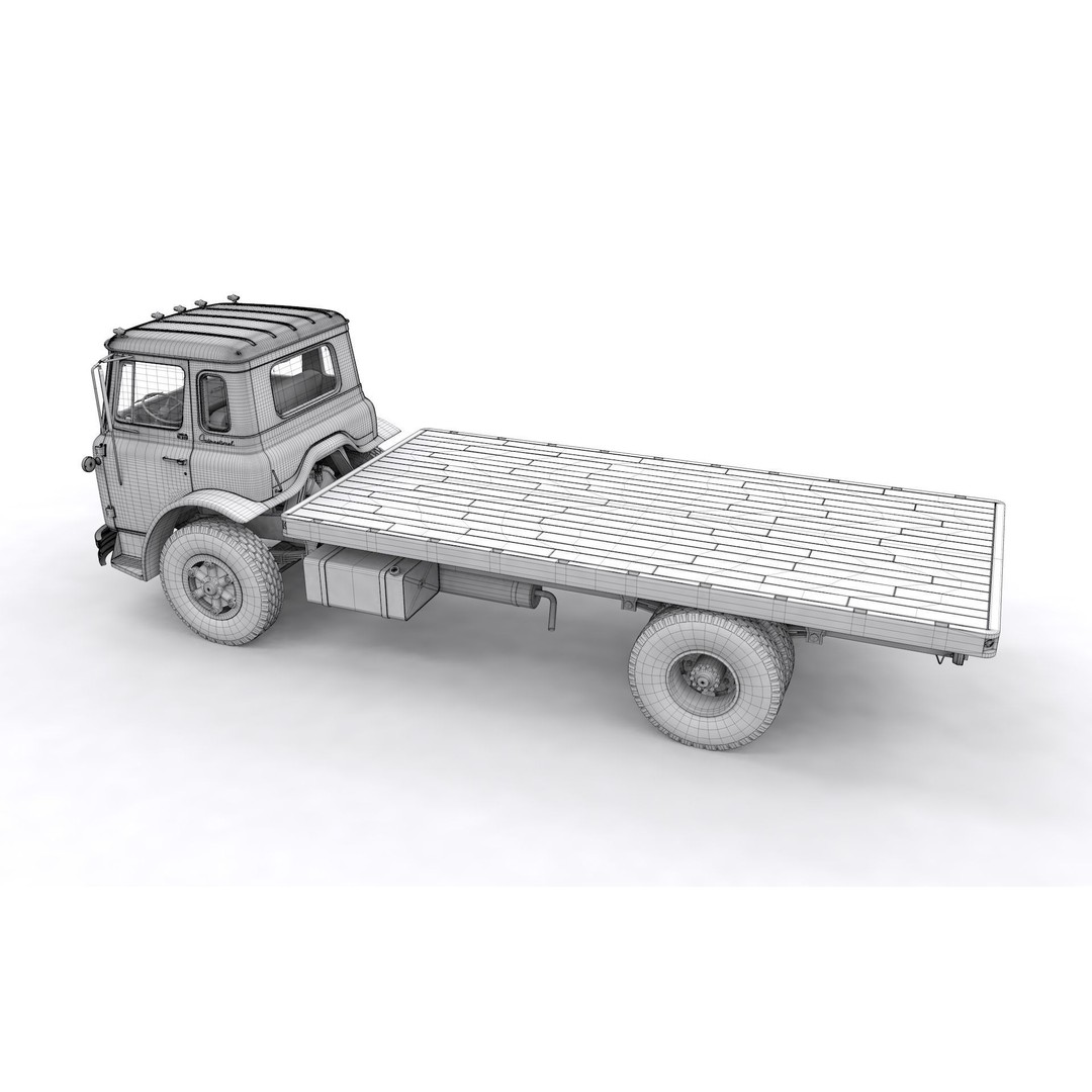 1963 International Loadstar CO1600 Truck 3D Model – High Detail, Game Ready, FBX