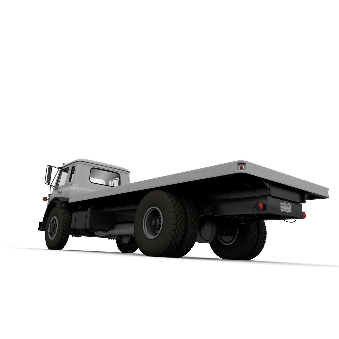 1963 International Loadstar CO1600 Truck 3D Model – High Detail, Game Ready, FBX - View 10
