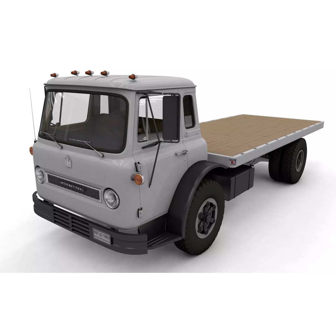 1963 International Loadstar CO1600 Truck 3D Model – High Detail, Game Ready, FBX - View 2