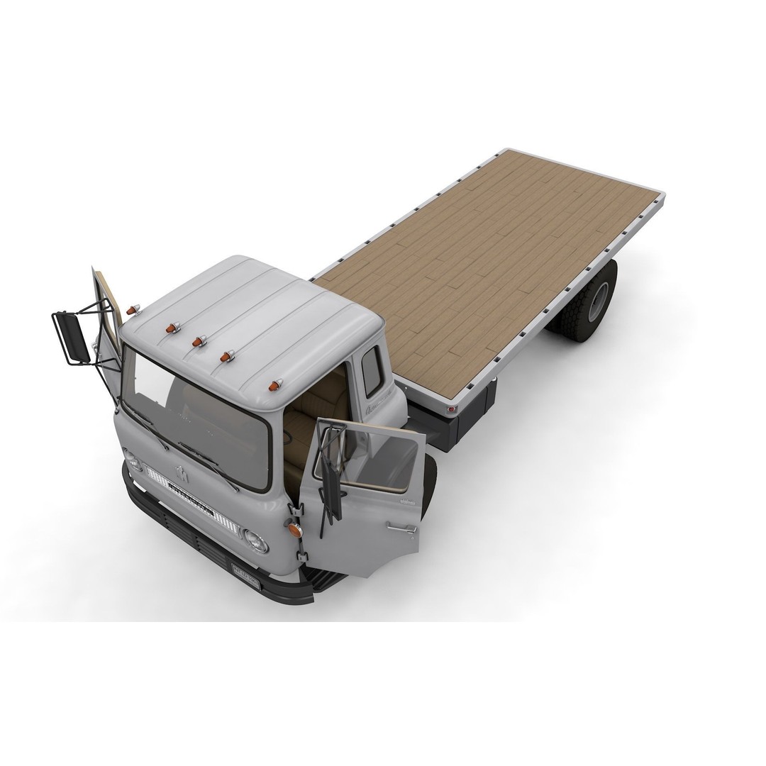 1963 International Loadstar CO1600 Truck 3D Model – High Detail, Game Ready, FBX - View 20