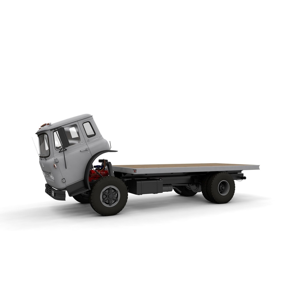 1963 International Loadstar CO1600 Truck 3D Model – High Detail, Game Ready, FBX - View 21