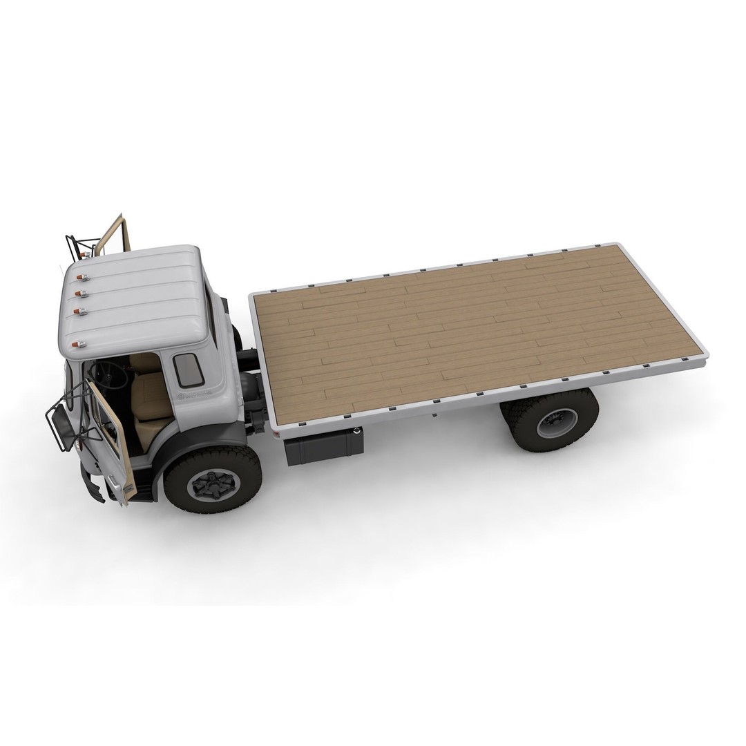 1963 International Loadstar CO1600 Truck 3D Model – High Detail, Game Ready, FBX - View 22