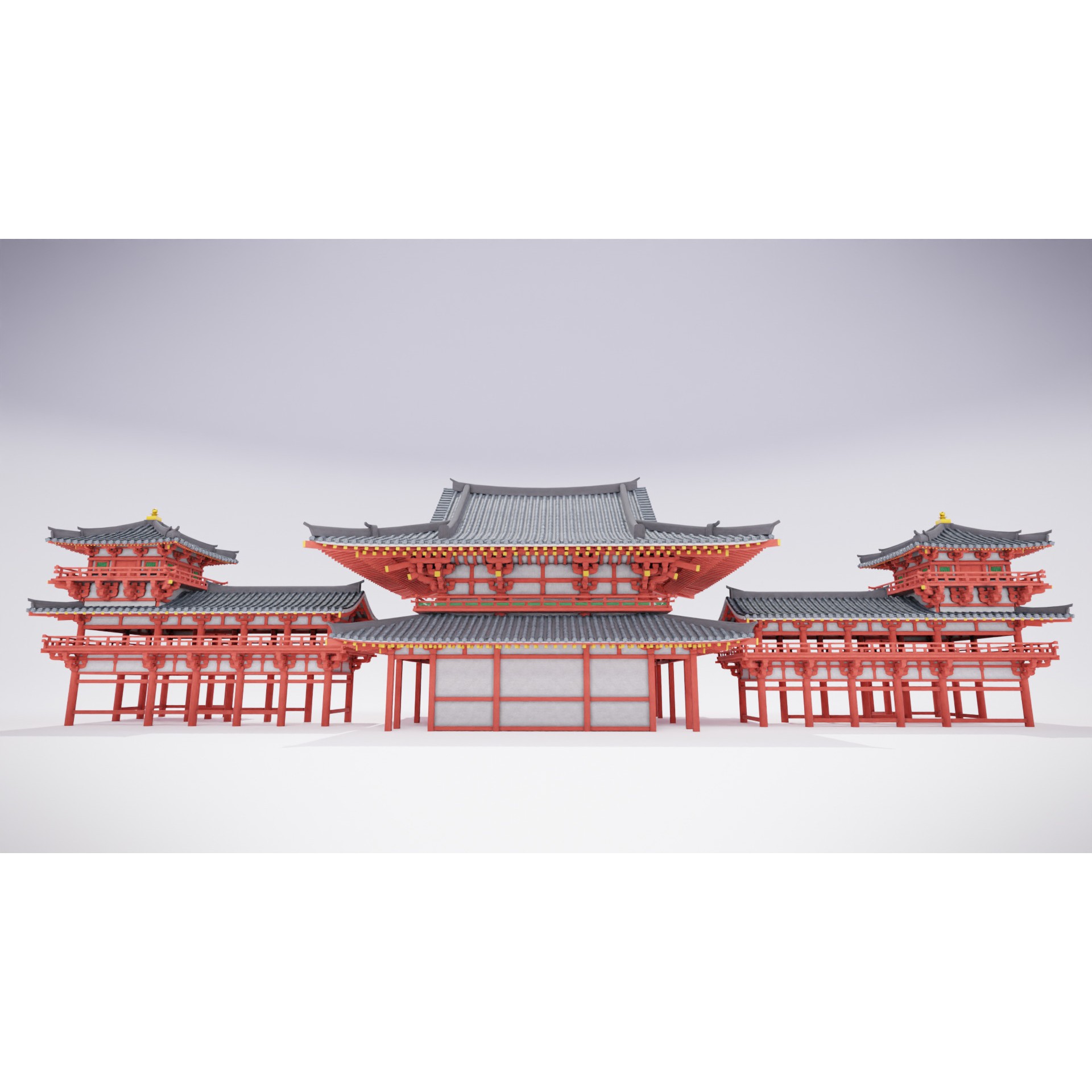 Japanese Temple Pack - Game-Ready 3D Model