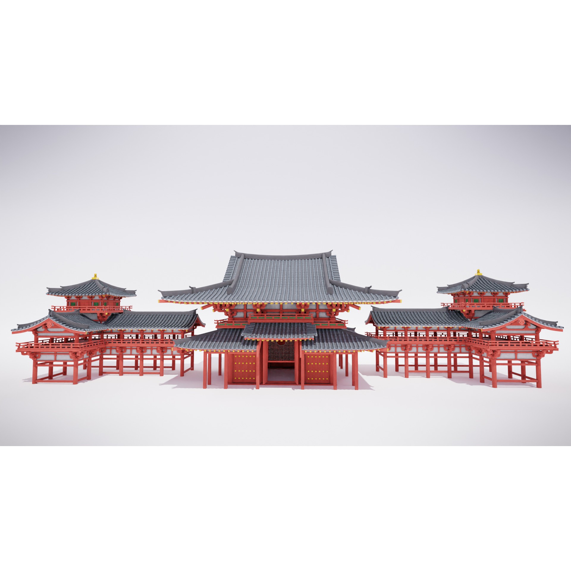 Japanese Temple Pack - Game-Ready 3D Model - View 15