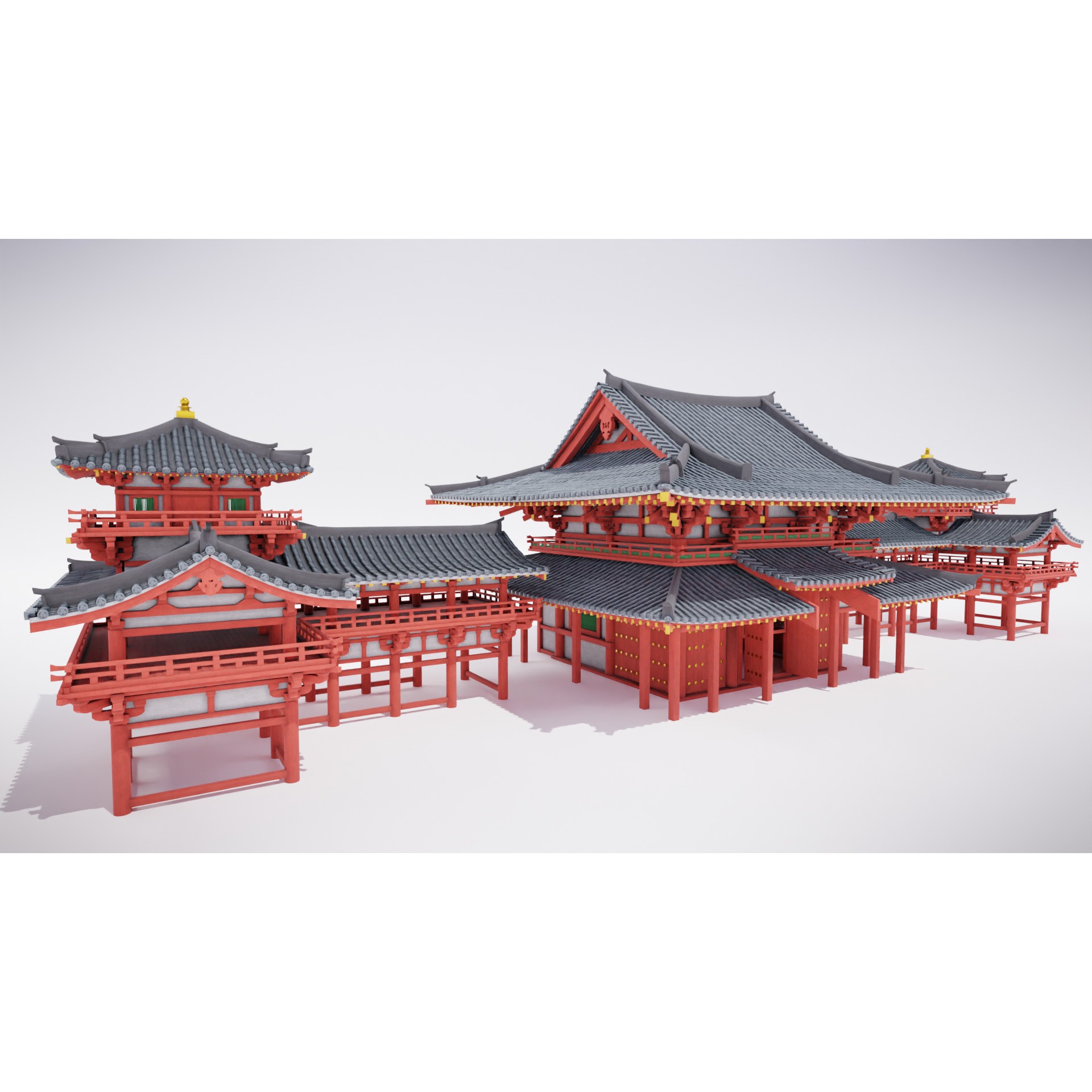 Japanese Temple Pack - Game-Ready 3D Model - View 16