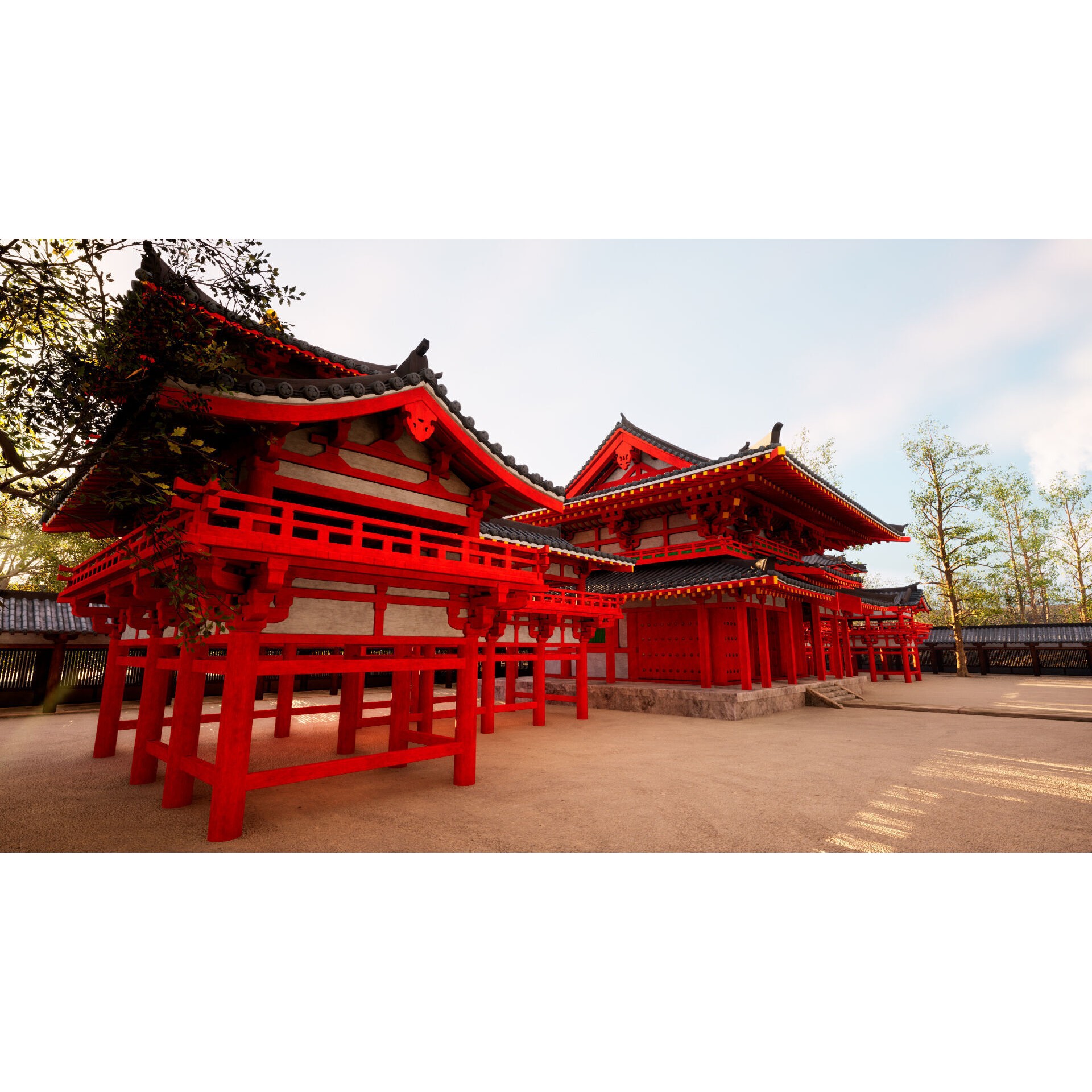 Japanese Temple Pack - Game-Ready 3D Model - View 4