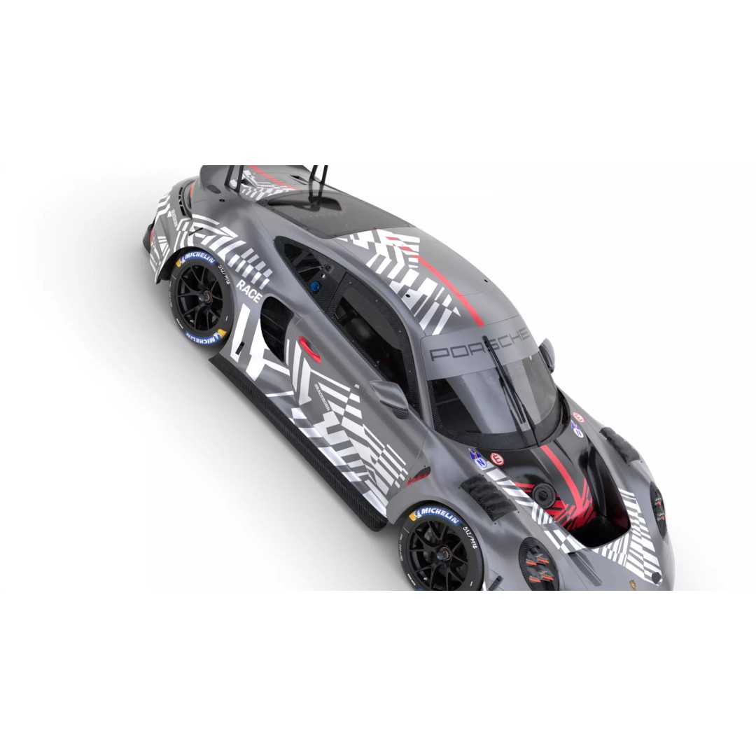 Porsche 911 GT3 R Evo 2026 3D Model – Racing Car, Game Ready, PBR - View 14