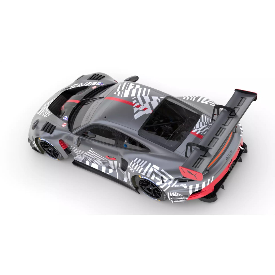 Porsche 911 GT3 R Evo 2026 3D Model – Racing Car, Game Ready, PBR - View 15