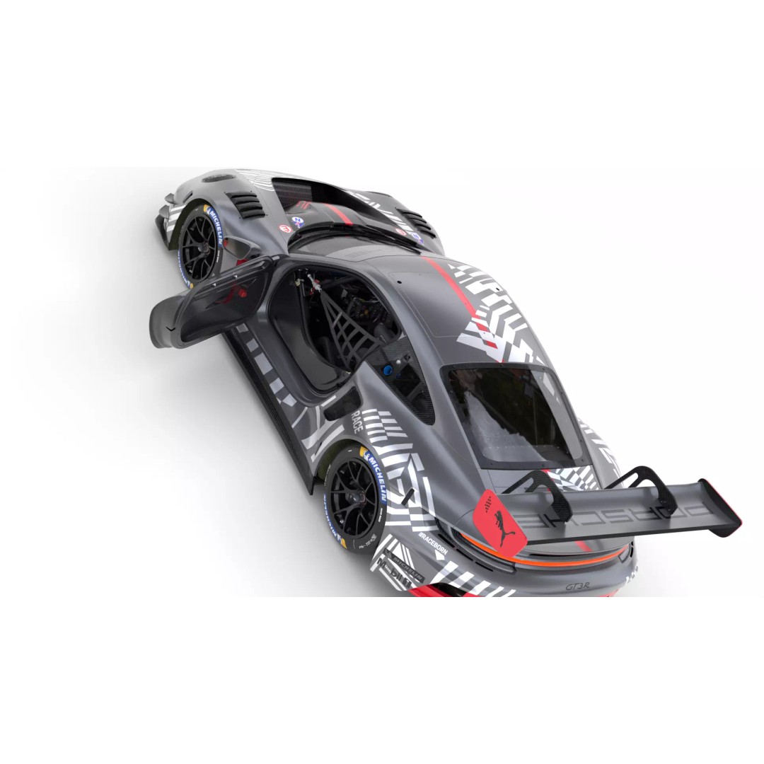Porsche 911 GT3 R Evo 2026 3D Model – Racing Car, Game Ready, PBR - View 16