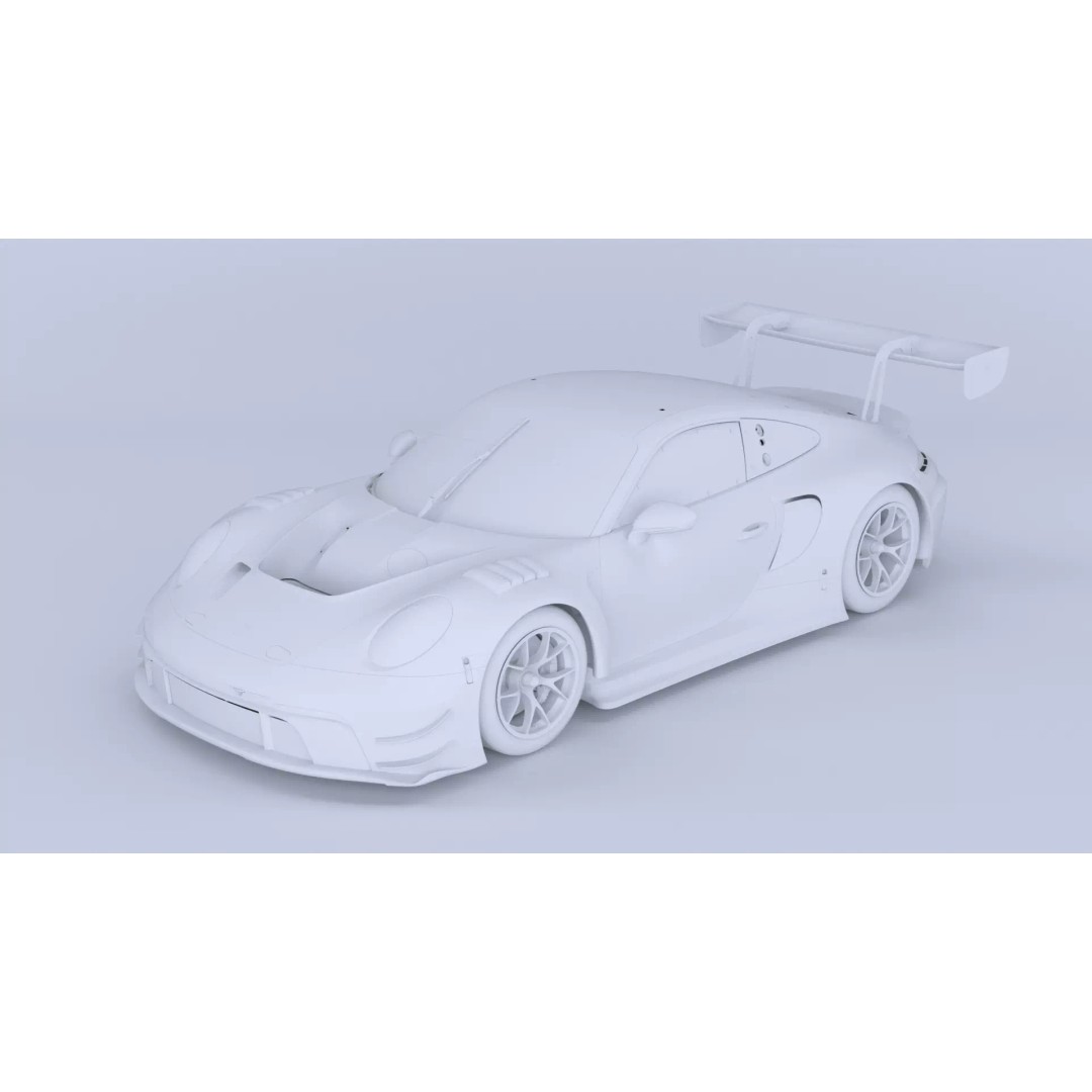 Porsche 911 GT3 R Evo 2026 3D Model – Racing Car, Game Ready, PBR - View 3