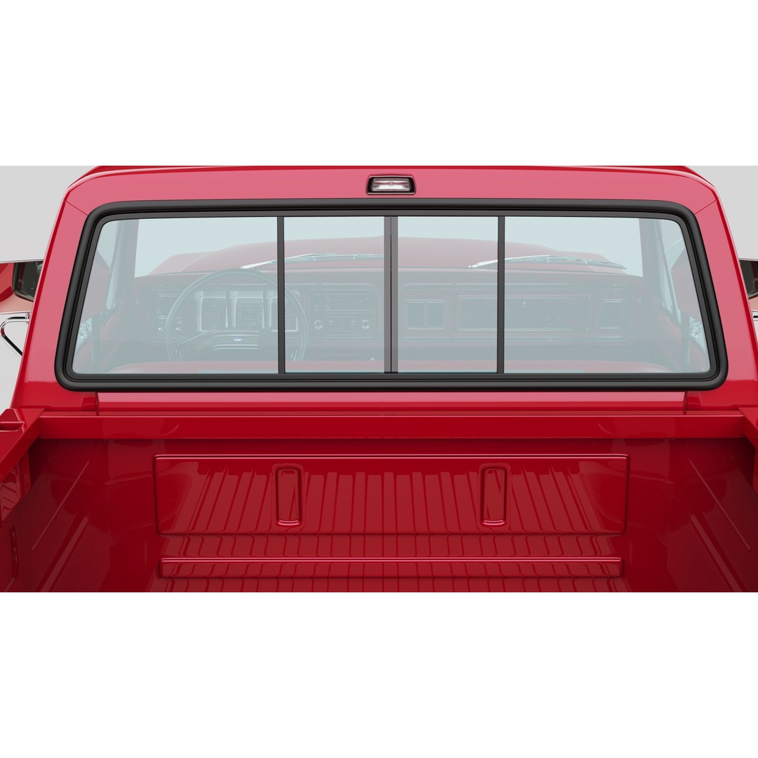 Pickup F250 3D Model – Antique American Truck, FBX, OBJ, Game Ready - View 19