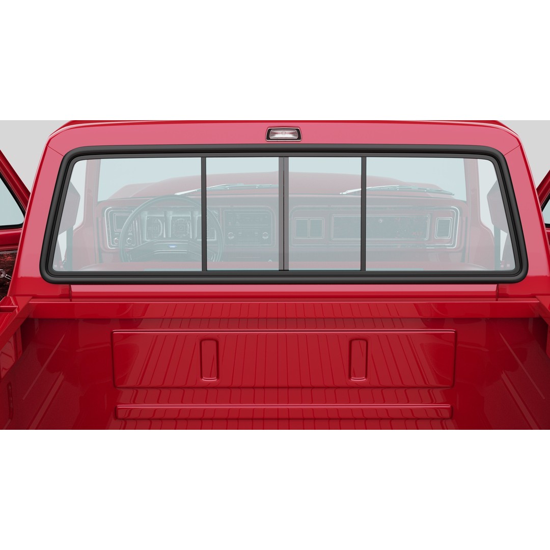 Pickup F250 3D Model – Antique American Truck, FBX, OBJ, Game Ready - View 55
