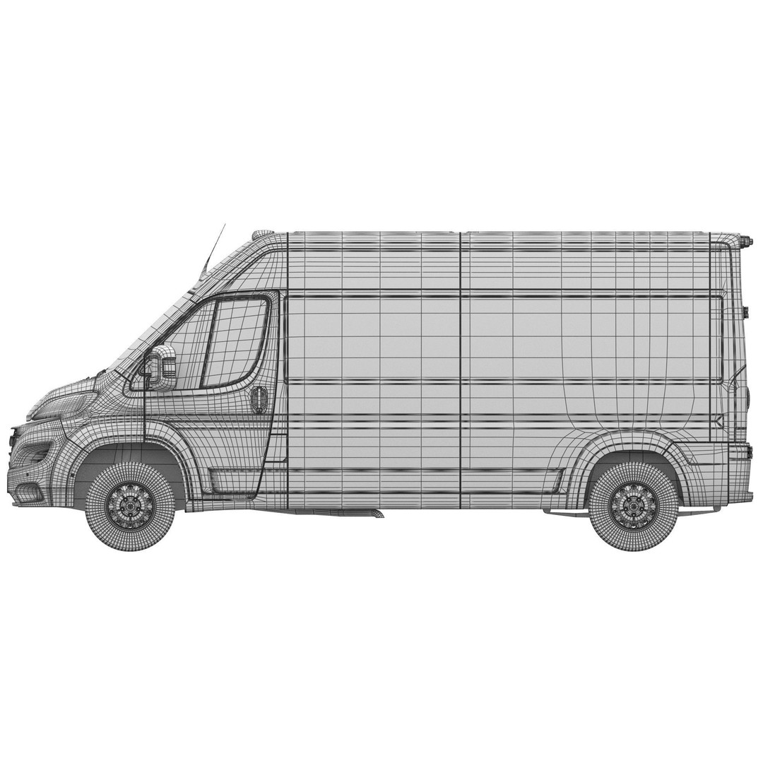 2024 Ram ProMaster L3H2 3D Model – Detailed Cargo Van, FBX, OBJ - View 21
