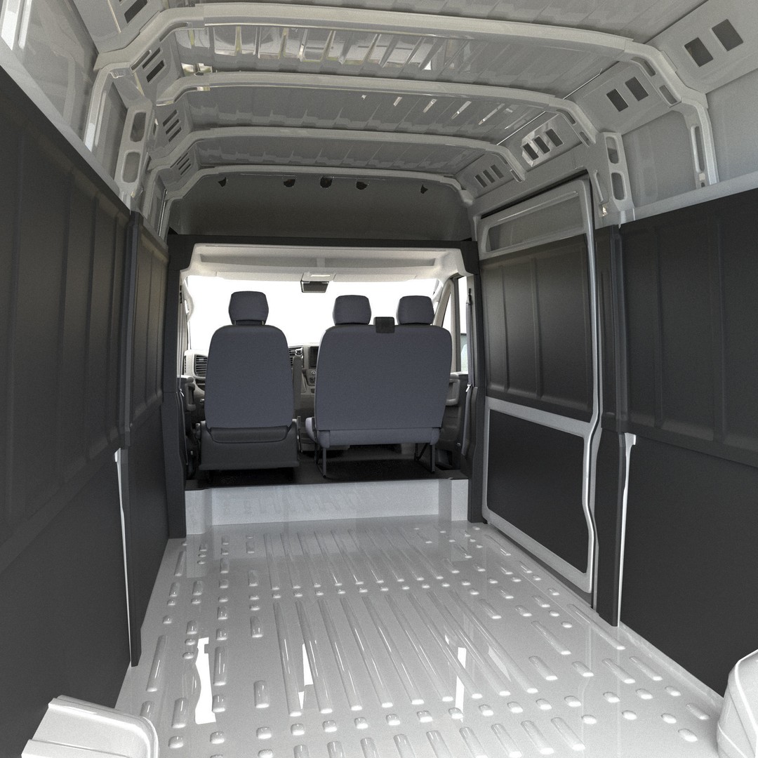 2024 Ram ProMaster L3H2 3D Model – Detailed Cargo Van, FBX, OBJ - View 24