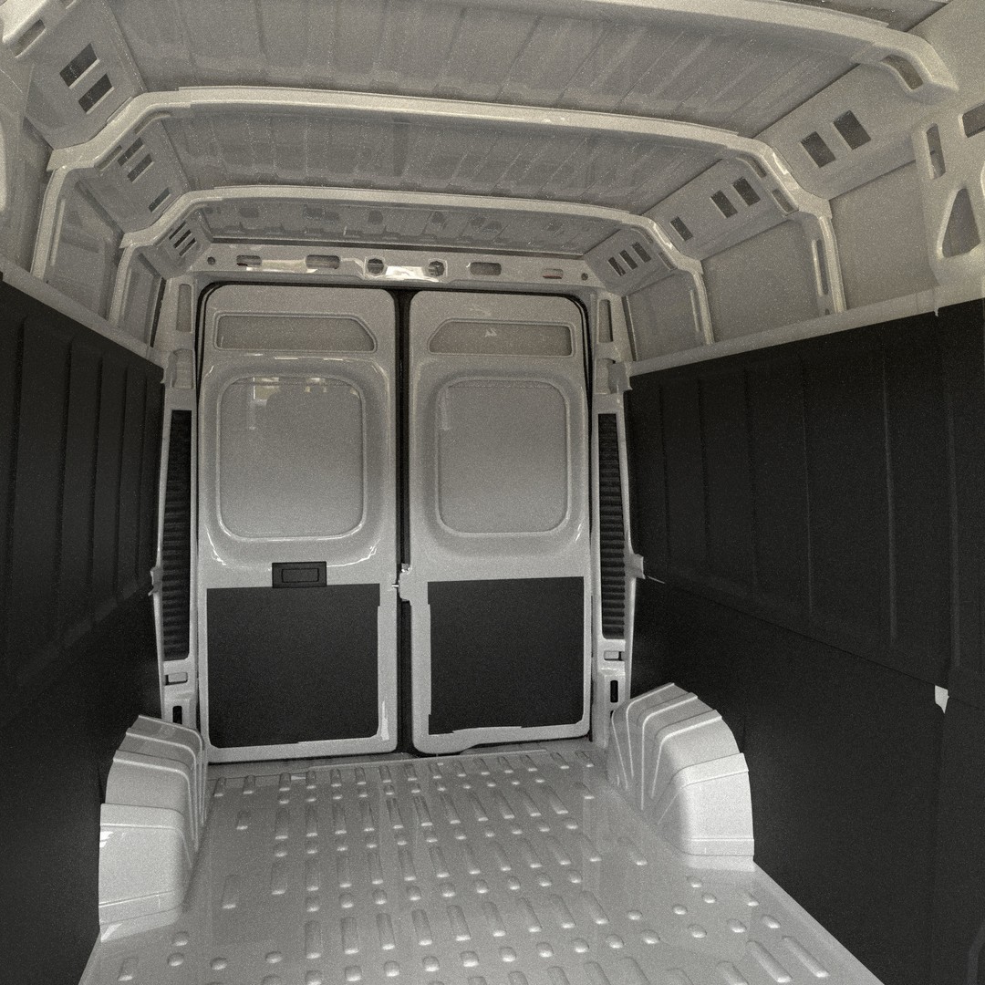 2024 Ram ProMaster L3H2 3D Model – Detailed Cargo Van, FBX, OBJ - View 25