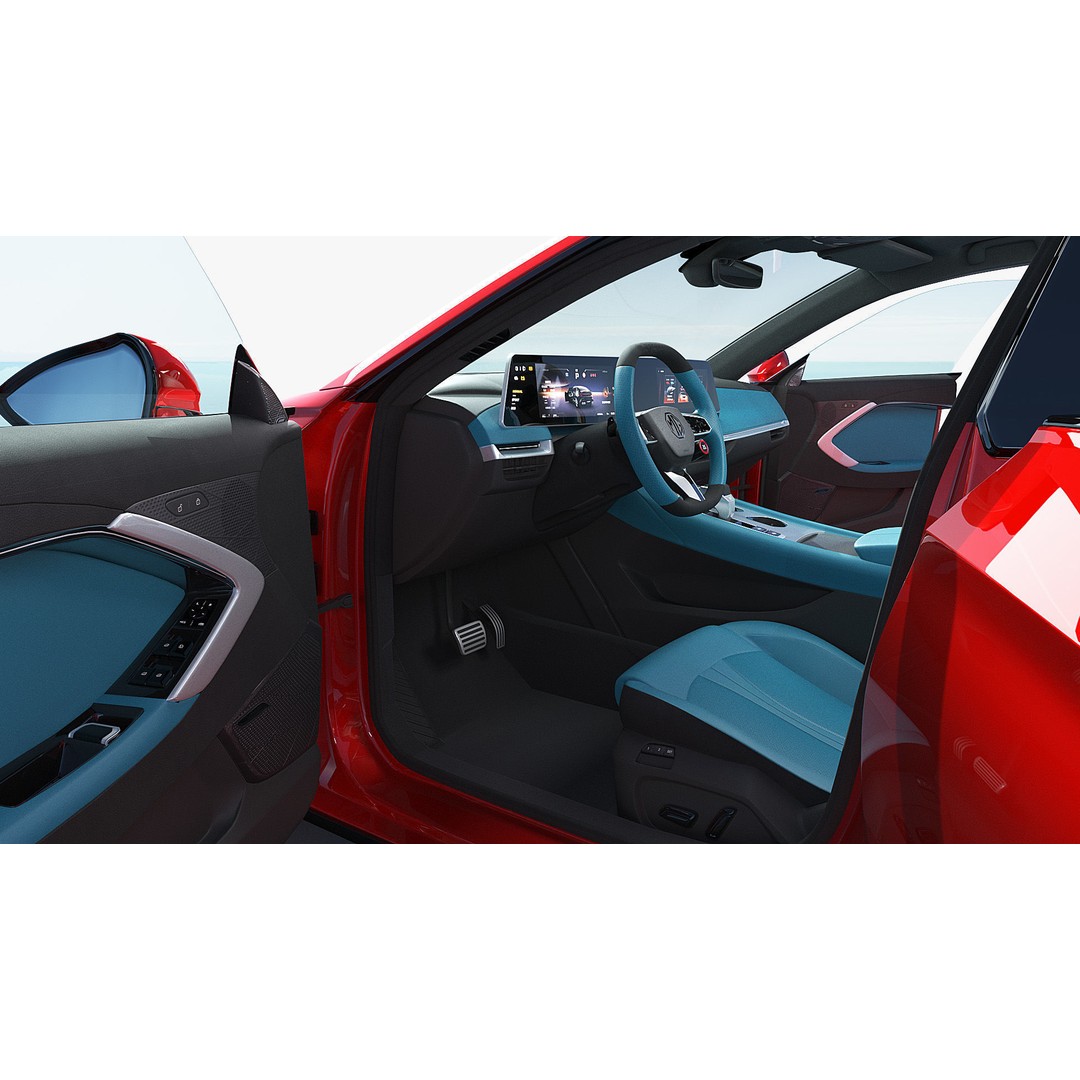 2025 MG7 3D Model – Sport Coupe with Interior, FBX & OBJ Formats - View 11
