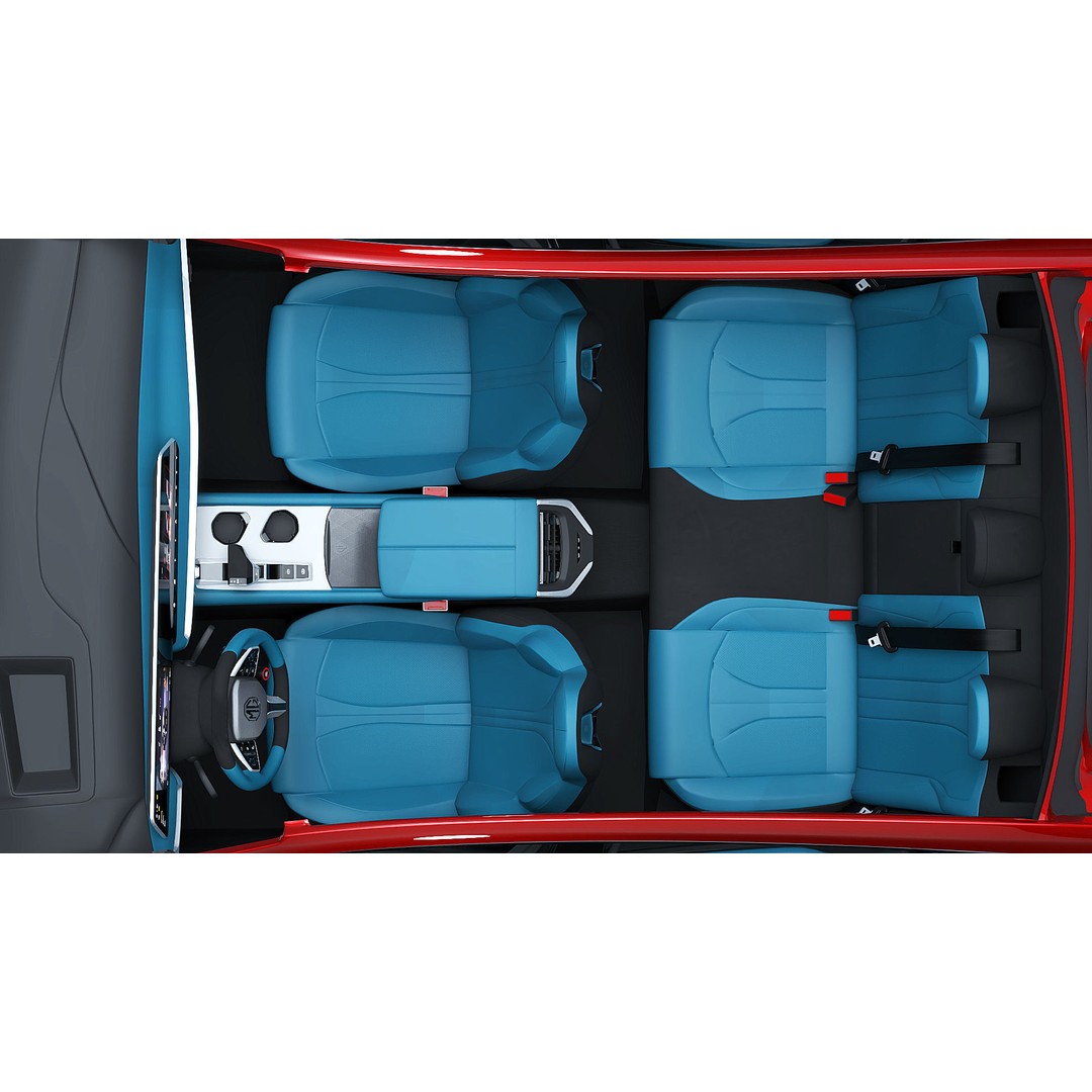 2025 MG7 3D Model – Sport Coupe with Interior, FBX & OBJ Formats - View 15