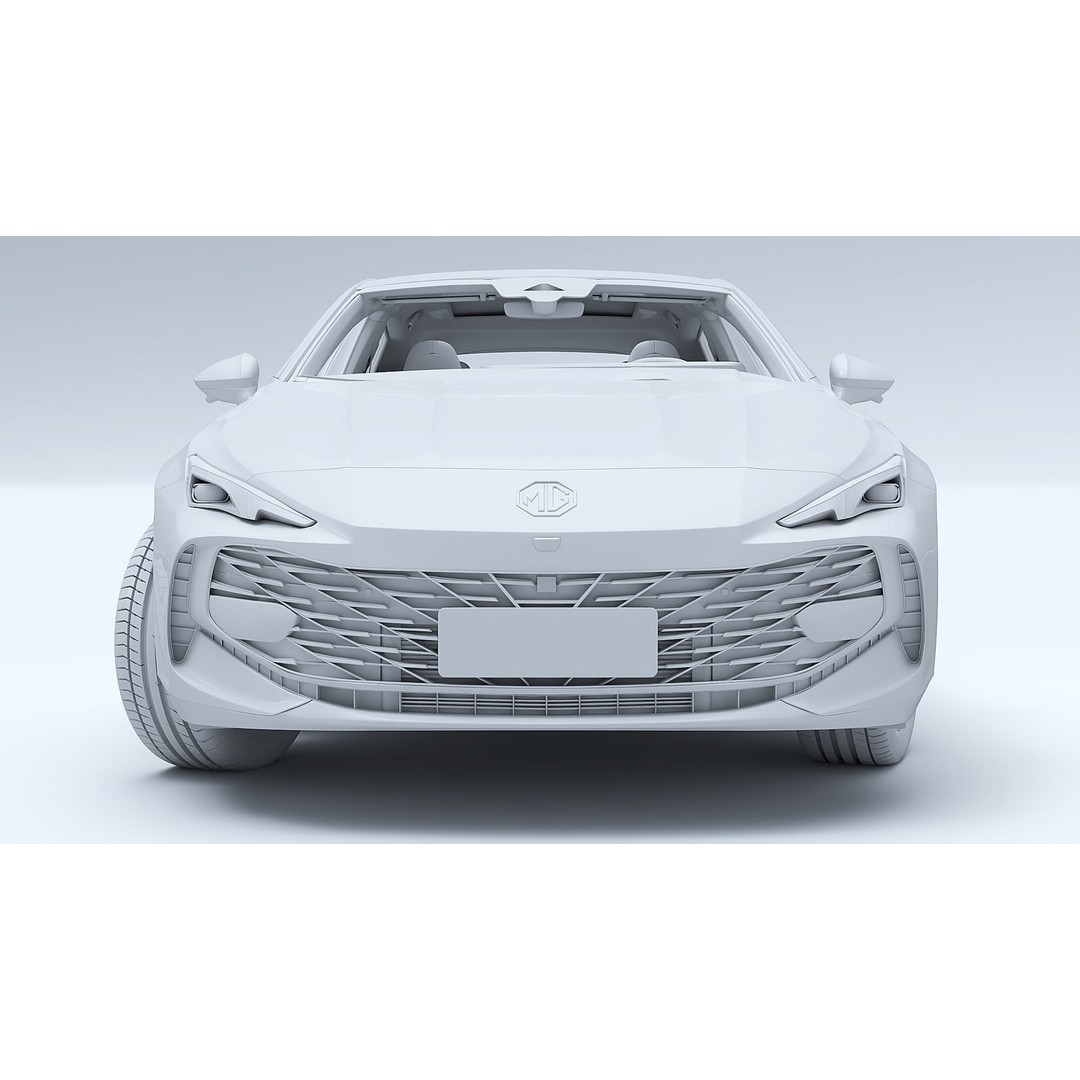2025 MG7 3D Model – Sport Coupe with Interior, FBX & OBJ Formats - View 26