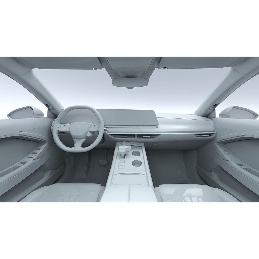 2025 MG7 3D Model – Sport Coupe with Interior, FBX & OBJ Formats - View 32