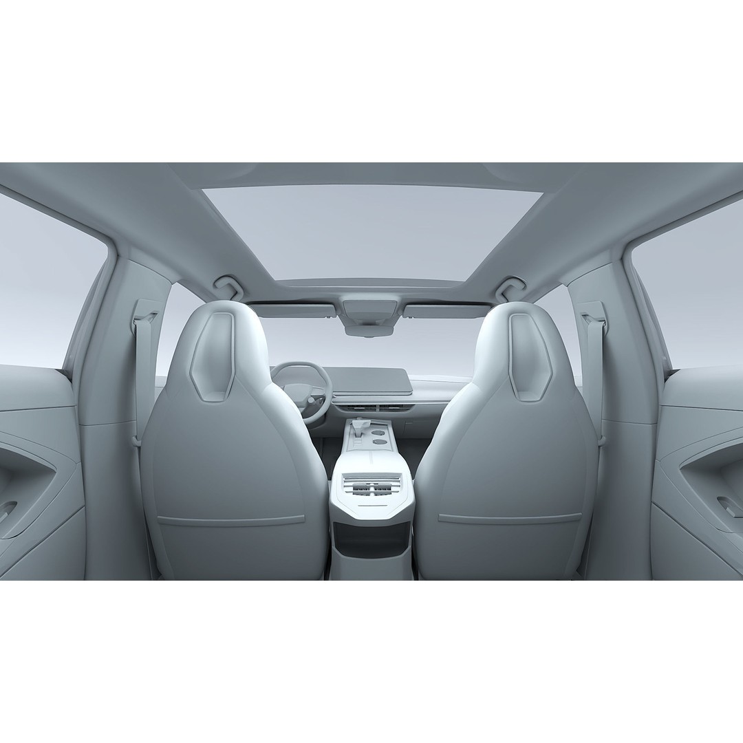 2025 MG7 3D Model – Sport Coupe with Interior, FBX & OBJ Formats - View 34