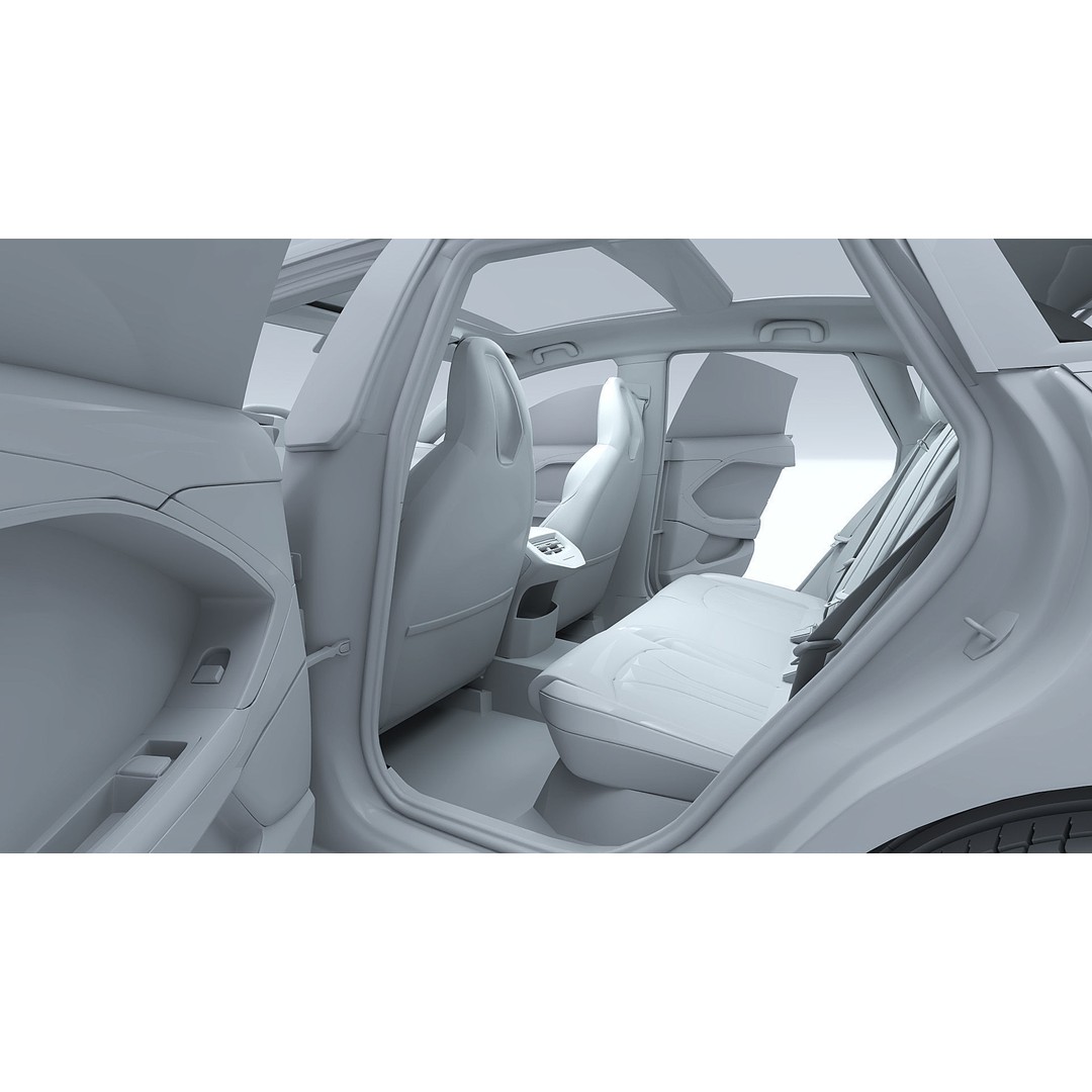 2025 MG7 3D Model – Sport Coupe with Interior, FBX & OBJ Formats - View 36