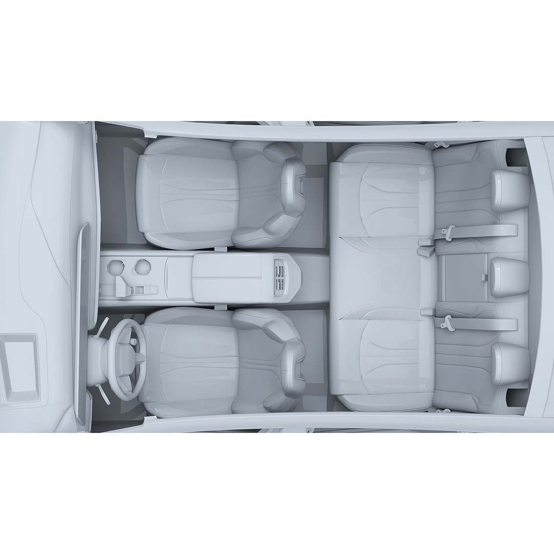 2025 MG7 3D Model – Sport Coupe with Interior, FBX & OBJ Formats - View 38