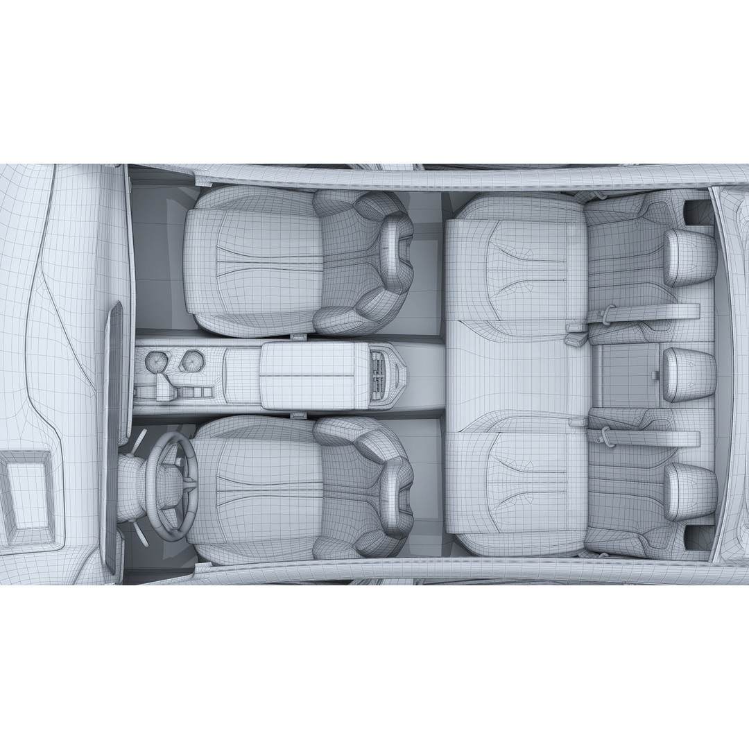 2025 MG7 3D Model – Sport Coupe with Interior, FBX & OBJ Formats - View 39