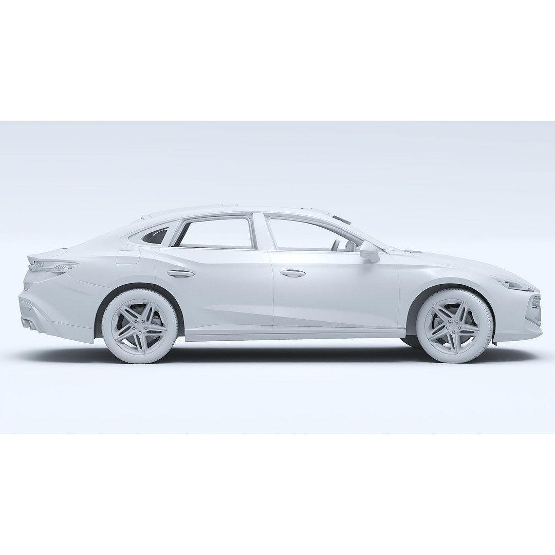 2025 MG7 3D Model – Sport Coupe with Interior, FBX & OBJ Formats - View 42