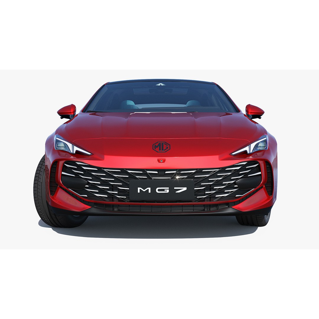 2025 MG7 3D Model – Sport Coupe with Interior, FBX & OBJ Formats - View 7