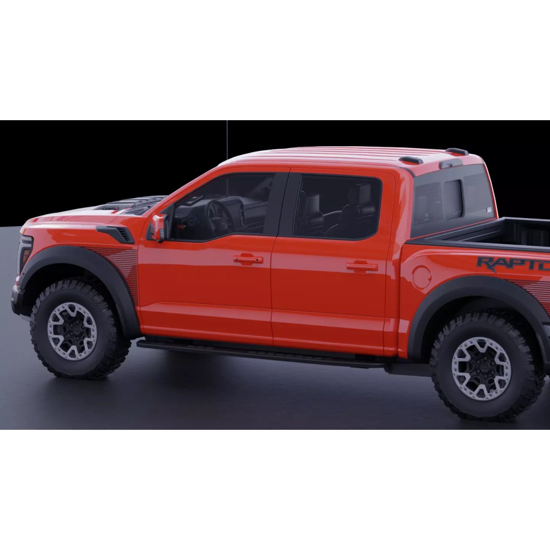 Ford F-150 Raptor R 3D Model – High Fidelity Vehicle Asset, FBX