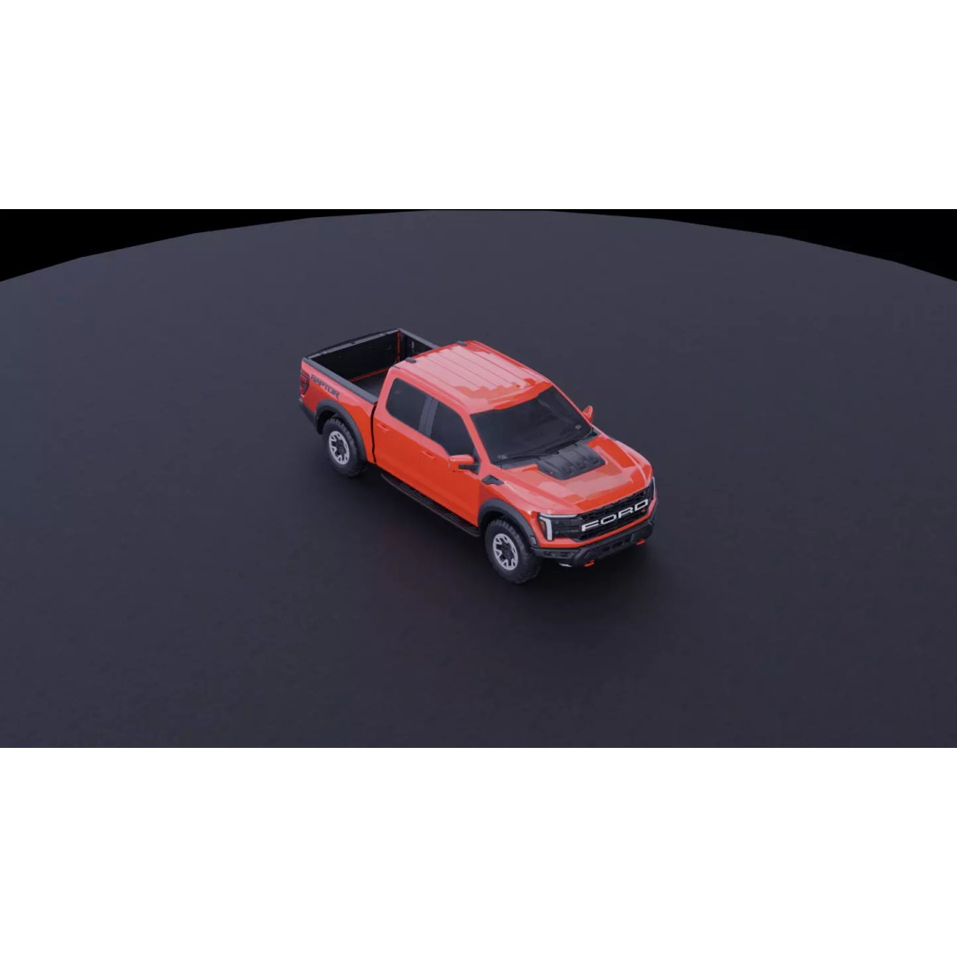Ford F-150 Raptor R 3D Model – High Fidelity Vehicle Asset, FBX - View 18