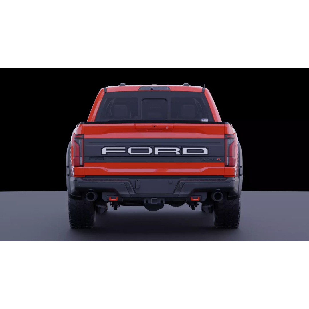 Ford F-150 Raptor R 3D Model – High Fidelity Vehicle Asset, FBX - View 4
