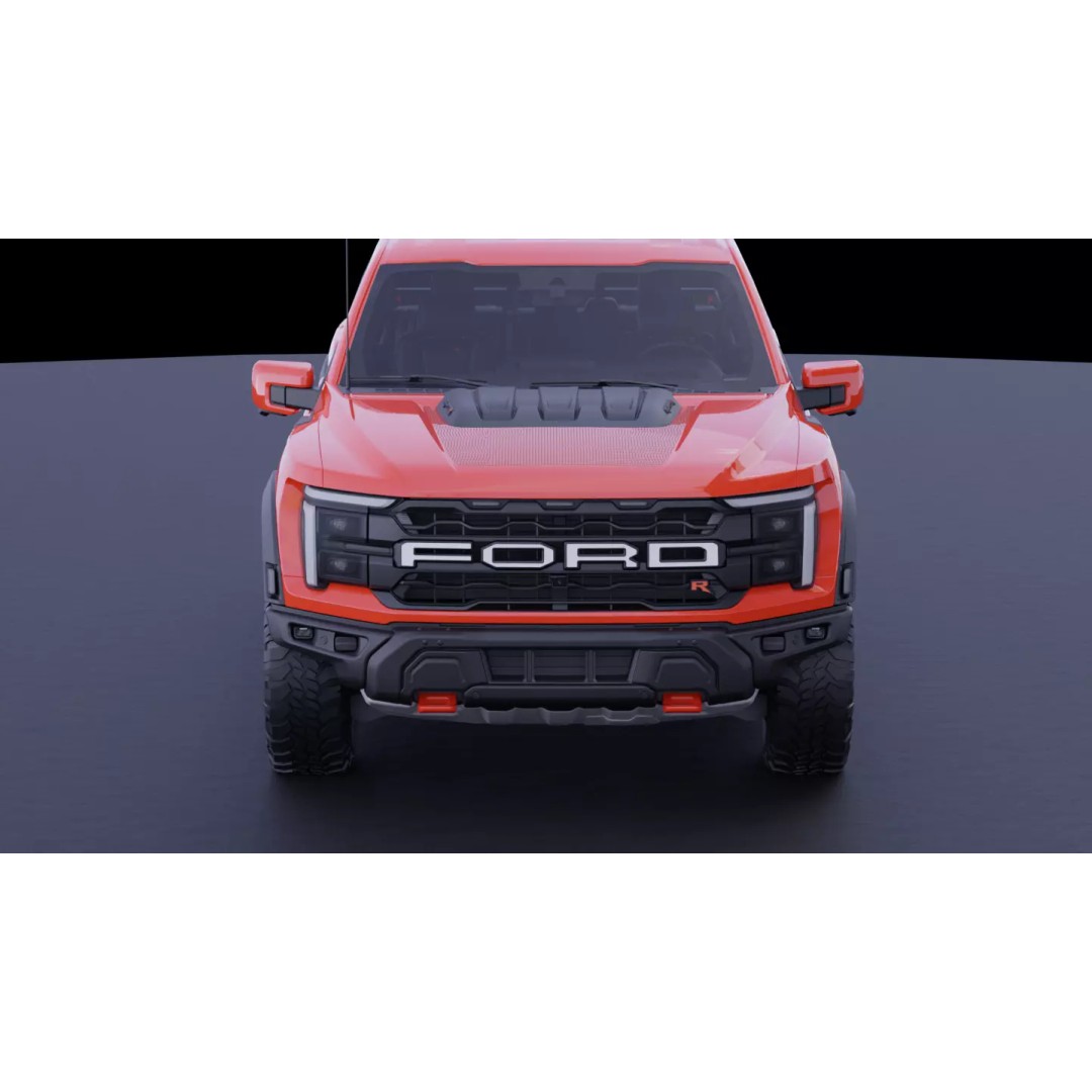 Ford F-150 Raptor R 3D Model – High Fidelity Vehicle Asset, FBX - View 6