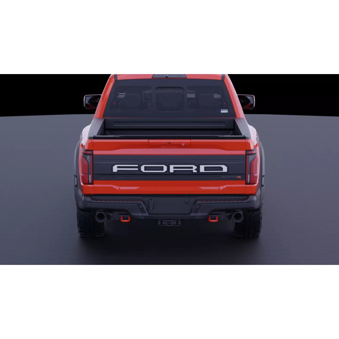 Ford F-150 Raptor R 3D Model – High Fidelity Vehicle Asset, FBX - View 9