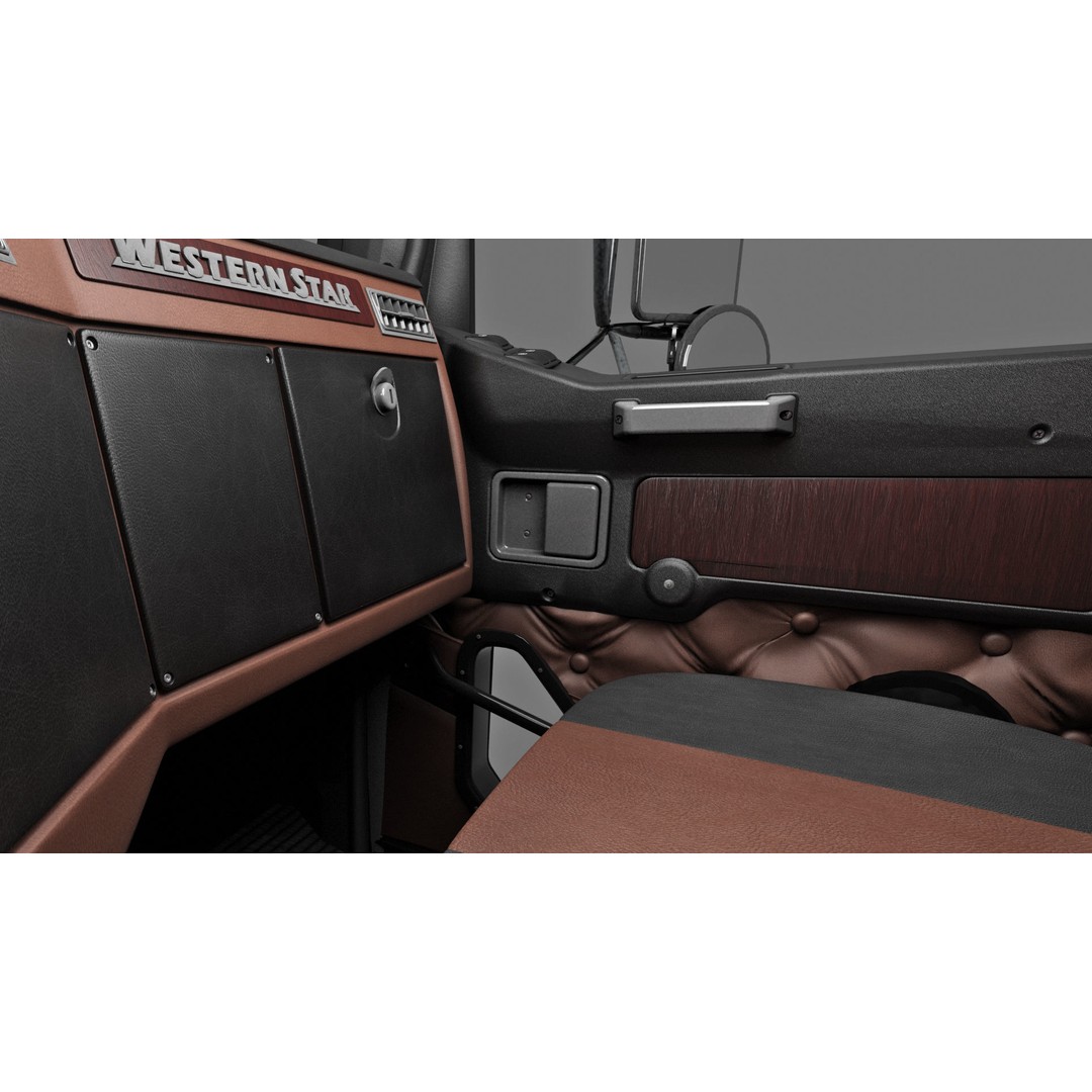 Western Star 4900 EX Semi Truck 3D Model – Game Ready Low Poly Asset, FBX, OBJ - View 17