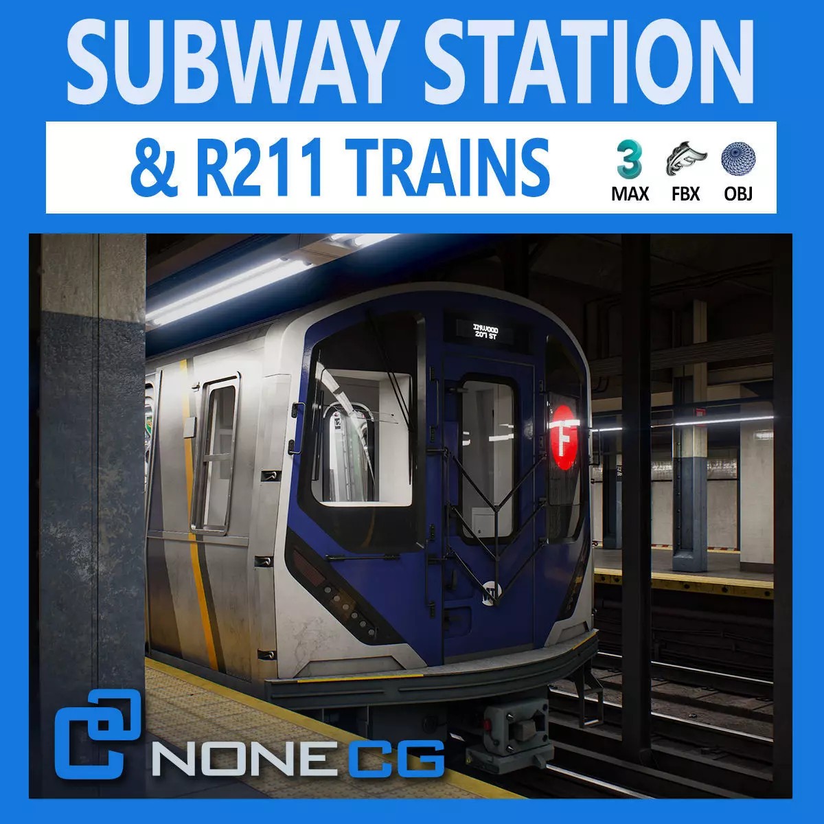 Times Square 42nd Subway Station - Detailed 3D Model - View 2