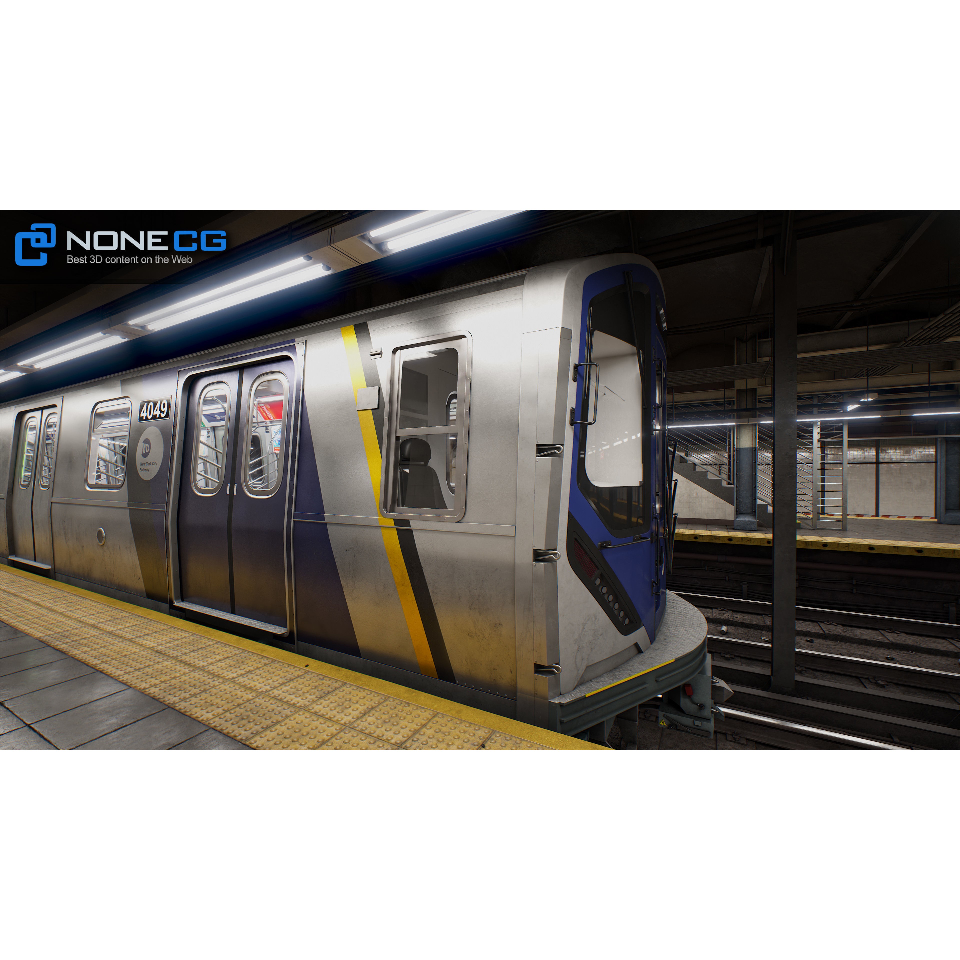 Times Square 42nd Subway Station - Detailed 3D Model - View 26