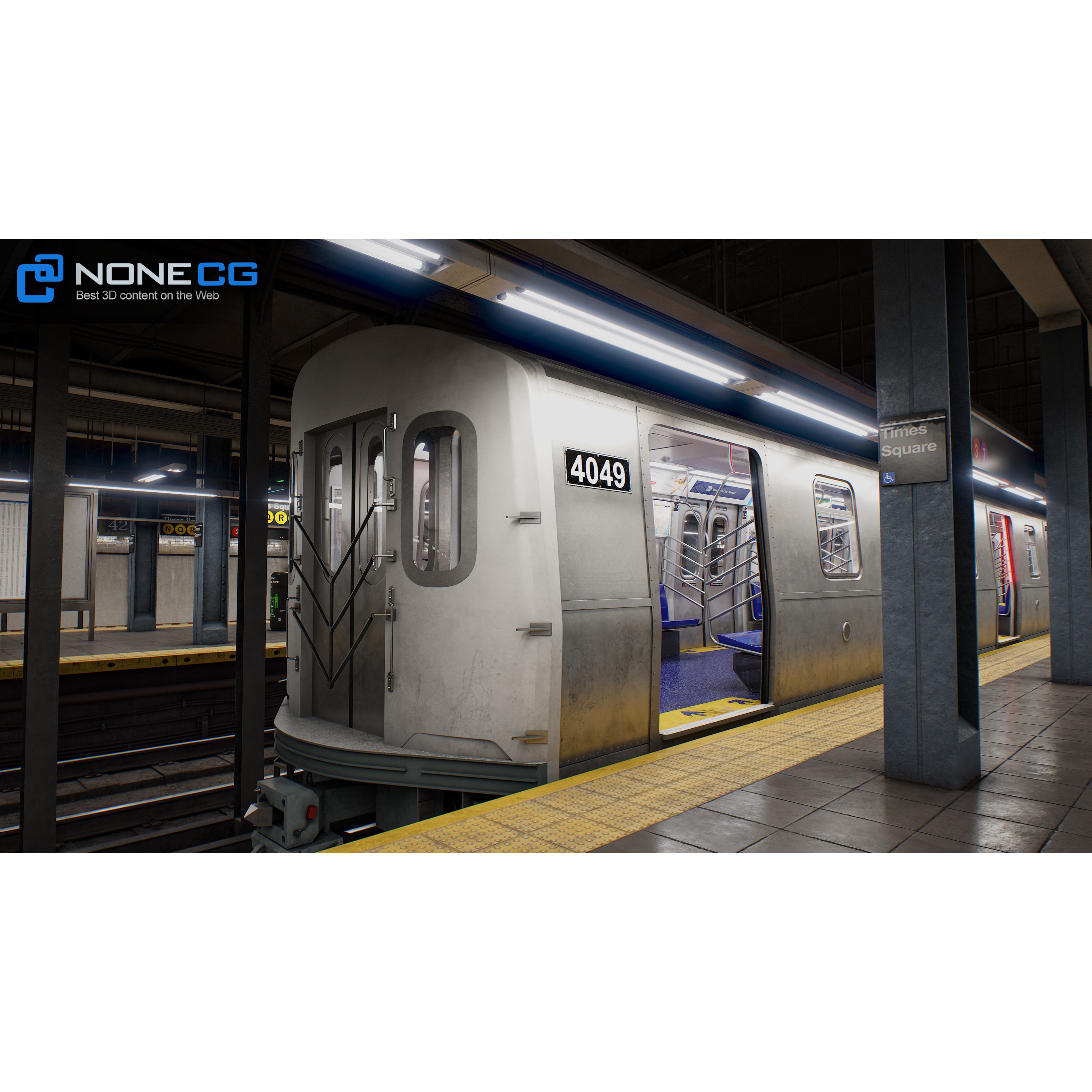 Times Square 42nd Subway Station - Detailed 3D Model - View 29